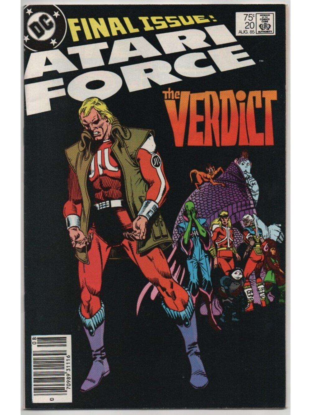 Atari Force 20 DC Comics 1985 FN+ 6.5 Final Issue Newsstand